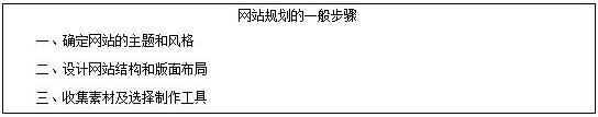 四川初中教师资格证信息技术《网站规划的一般步骤》教案