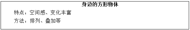 四川教师资格证小学美术《身边的方形物体》教学设计