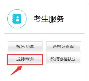 教师资格成绩查询